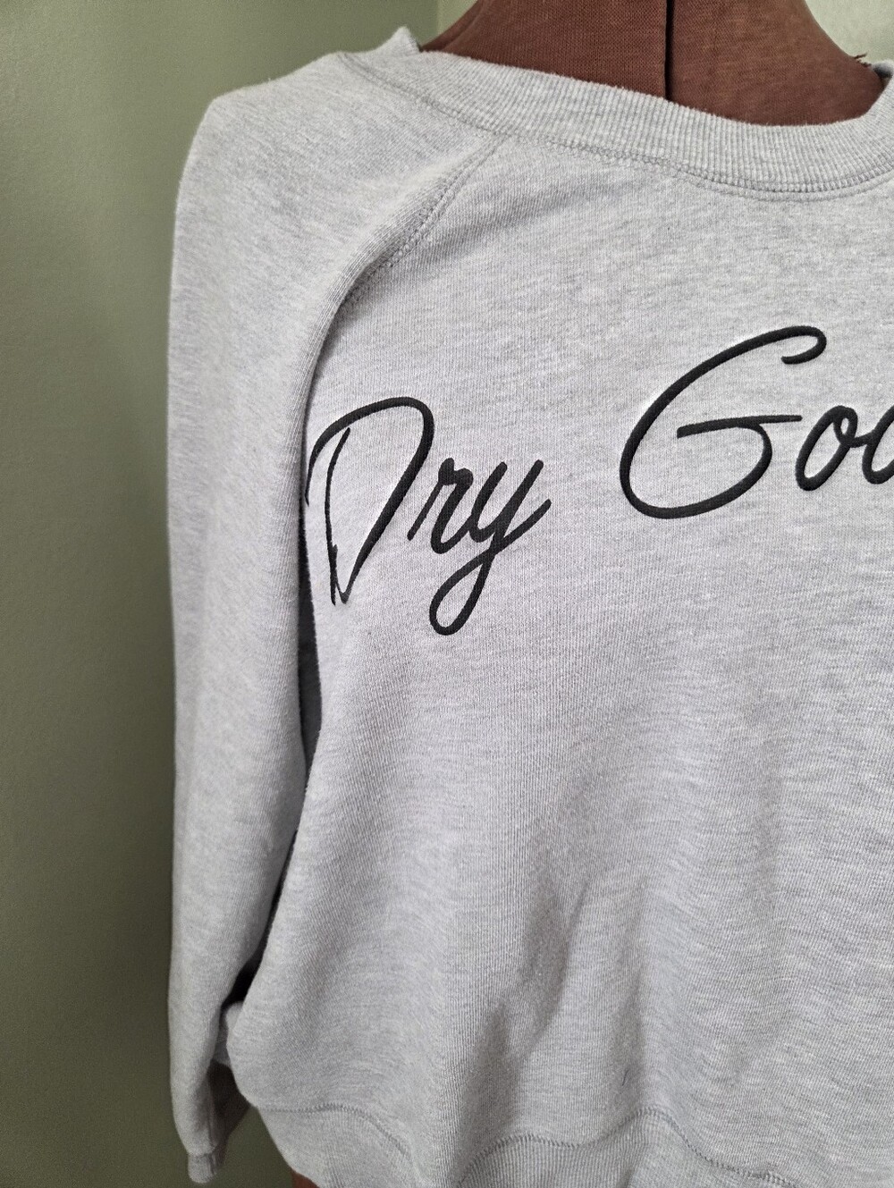 Dry Goods Womens Small Gray Logo Sweatshirt - Picture 3 of 10